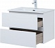 Aquanet Мебель для ванной Алвита New 70 2 ящика подвесная белая матовая – фотография-20